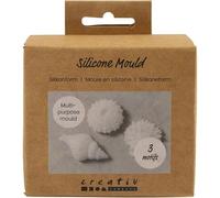 Creativ Company silicone casting mold starfish and large seashell for crafts
