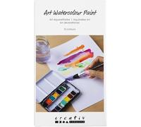 Creativ Company Watercolour Paint Set Flowers and Landscapes 12 Colours