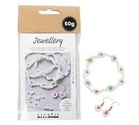 Creativ Mini Craft Kit Jewellery - Gold-Plated Necklace with Wire Pendant - Intermediate Level Craft Kit