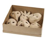 Creativ Papier Mache Venetian Face Mask Assortment 60 Assorted Bulk Buy 6 Designs