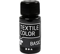 Creativ Semi-Covering Fabric Paint, Black, One Size