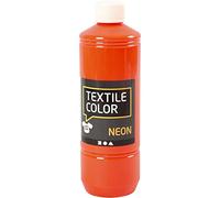 Creativ Semi-Covering Fabric Paint, neon Orange, One Size