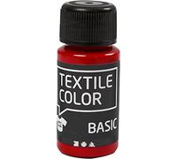 Creativ Semi-Covering Fabric Paint, red, One Size