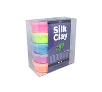 Creativ Silk Clay | 10x 40g Tubs | Assorted Colours