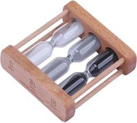 Creative 1/3/5 Minute Wooden Sand Glass Hourglass Timer Clock Home Decor Kitchen Tools Gift for Childern Simple Style Thermometers and Timers Kitchen Utensils and Gadgets,Kitchens Timers