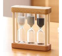 Creative 1/3/5 Minute Wooden Sand Glass Hourglass Timer Clock Home Decor Kitchen Tools Gift for Simple Style