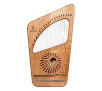Creative 19-string Lyre Harp, Metal Cherry Wood Harp Instruments, Comfortable To Hold Lap Harp