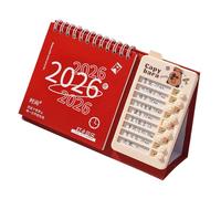 Creative 2026 Desktop Paper Calendar with Daily Goal Tracking Time Management for Auto Discipline Improvement Time Management