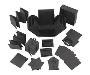 Creative 25378 Explosion Box, Size 7 cm x 7 cm x 7.5 cm + 12 cm x 12 cm x 12 cm, Black