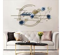 Creative 3D Ginkgo Leaf Metal Wall Art Large Handmade Metal Wall-Mounted Sculpture, Home Decor Gift for Housewarming[Energy Class A],150x80cm