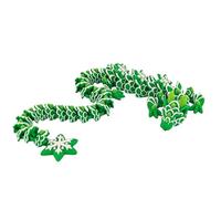 Creative 3D Printing Christmas Cookie Dragon Snowflake Dragon Model Joints Movable Children Toys Gift Home Office Ornaments Decor