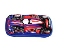 Creative 3D Vehicle Shape Pencil Case Multiunctional EVA Pencil Pouches Students Ages 6-15 Anti Crush Writing Tools Storage, Bright Red