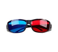 Creative 3PCS 3D Glasses with Red & Blue Lens Perfect for Visual Experience Convenient