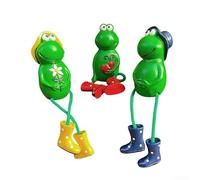 Creative 3PCS Hanging Frog Pendants Made from Resin, Weather Resistant Garden and Home Decor, Suitable for Outdoor and Indoor Use (3PCS)