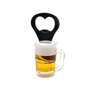 Creative Acrylic Beer Bottle Opener Beer Mug Shape Bottle Opener Kitchen Accessories Fridge Magnets (Bottle Opener A)