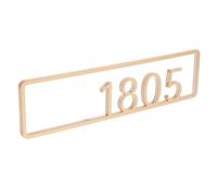 Creative Acrylic House Number Sign for Shops and Business Places