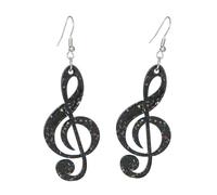 Creative Acrylic Musical Note Dangle Earrings Trendy Ear Studs Fashionable Statement Accessories For Trendsetters Colorful Music Note Jewelry