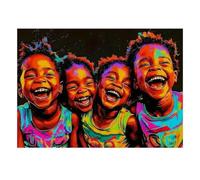 Creative Adult Puzzle Game, 1000 Pcs Portrait Smile Jigsaw | 38x26cm Mood Calming, Living Room Accent, Brain Workout, Cardboard, Birthday Gift