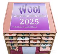 Creative Advent Calendar 2025 Premium Wool Construction for Long Lasting Holiday Craft and Cherished Keepsakes Yarn Advent Calendar