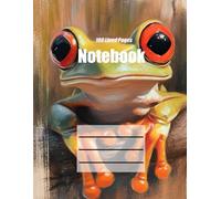 Creative Africa Space's Frog Cover Notebook, 100 Lined Pages, 8.5' x 11': For work, study, journaling, note taking, and anything else you want to write.