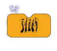 Creative African Culture Printing Windshield Sun Shade Foldable Car Sunshades Reflect Sun Heat Protect Your Car,Standard Size