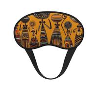 Creative African Culture Sleep Eye Mask for Women Men Soft and Comfortable Sleep Mask Blackout Sleeping Eye Cover for Travel Yoga Nap Shift Work