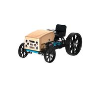 Creative All-metal Retro Model Car Rechargeable Simulation Science Toy High Challenge Assembled Electric Model Kit
