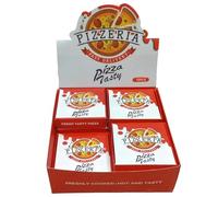 Creative and Personalized Pizza Shaped Eraser, Student Learning Stationery, Office Supplies -12 Pieces/Box - Multi-Color