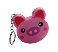 Creative Animal Plan Retractile King 1.5m Thin Keychain Appendage ABS PVC Glassfiber for Practical Measuring Keychain Tape Measure