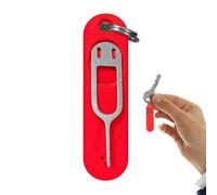Creative Anti Lost Protection Card Ejector Pin, Mobile Phone Card Removal Tool, Invisible Portable Ejector Pin With Charm for Phones, Durability Assured, for Smart Phones