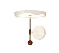 Creative Antique Flying Saucer Wall Lamp,French Cream Style Art Wall Light,Home Decorative Wall Mounted Lamp for Bedroom Living Room Study Room Dining Room Stairs Porch Hallway Restaurant
