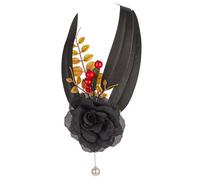 Creative Artificial Flower Plant Shape | Artificial Flower Accessory, for Party Costume, Adult Woman Girl Teen, Shirt Coat Hat Hold Clip, Decorative