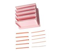 Creative Artisanal Clay Thickness Guide Mold Tool for Shaping Consistent Slabs in Jewelry Making and Miniature Jewelry Making Clay Roller Mold