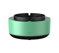 Creative Ashtray with Air Purifier for Office Indoor Outdoor Green 13.2 x 7.5 cm