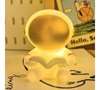 Creative Astronaut Night Light Cute Cartoon Rabbit Bedside Table Decoration for Outdoor Indoor Home