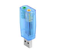 Creative Audio Adapter Usb 3D External Sound Card Usb To 3.5Mm Mic Headphone Microphone Output For Pc Desktop Laptop Stylish