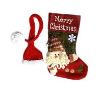 Creative-Baby Photography Props Christmas Stocking Red Knitting Hat Newborn Themed Photo Newborn Photography Red Knitting Hat Stocking