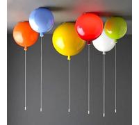 Creative Balloon Ceiling Light Colorful Balloon Ceiling Lamp Children's Room Chandelier Decoration Ceiling Light for Bedroom, Kindergarten Aisle, Pull Rope Switch