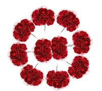 creative balloons Foam Roses With Stem 216 Red Roses Artificial Flowers Artificial Roses Fake Flowers Wedding Flowers Decorations DIY Bridal Bouquets Foam Flower Wreath