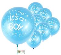 Creative Balloons It's a Boy Gender Reveal 12 Inch Blue Balloons for Baby Shower Birthday Party Decoration 15 Pack