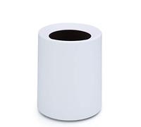 Creative Bathroom Trash Can - Space-Saving Simple Design for Home, Living Room & Bedroom - White Color, Large Size - Stylish & Functional Waste Bin