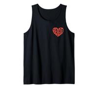 Creative Beagle Dog Love Beagle Heart Tank Top