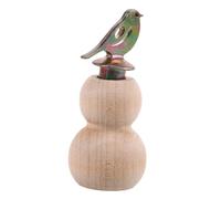 Creative Bird Whistle Toy Wooden Metal Gourd Shape for Kids