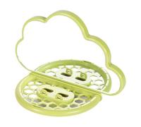 Creative Birdcage Accessory with Mirror Space-Saving Design for Cockatiels and Finches 7.28inchx5.51inchx3.54inch- green