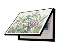 Creative Black Fuse Box Cover CabinetDecorative Electric Panel & Breaker Box Hide with Stylish Paintings Wall Mounted Meter Box Cover 80x60cm/31.5x23.6in