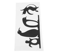 Creative Black PVC Penguin Switch Sticker for Home