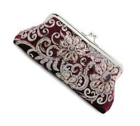 Creative Black Sequins Hand Embroidered Evening Bag Shoulder Bag for Elegant Events, B, Massive Beauty