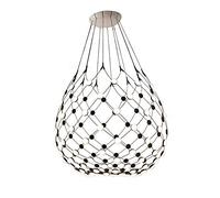 Creative Black White Chess Pieces Chandelier LED Energy-Saving Pendant Lamp Restaurant Ambient Light Iron Acrylic Shade Exhibition Business District Office Ceiling Lamp Hard Wiring