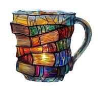 AWHAO Creative Book Mug for Teachers And Reading Aficionados, Style B