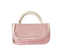 Creative Bow Make Up Bag Large Capacity Travel PU Cosmetic Organised Portable Toiletries Bags Storage Bags for Women Make Up Bag for Daily Use, d, Mass beauty